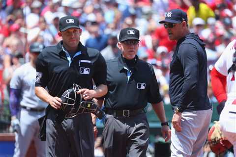 Yankees’ Aaron Boone blasts ump after quick ejection: ‘Gotta have thicker skin’