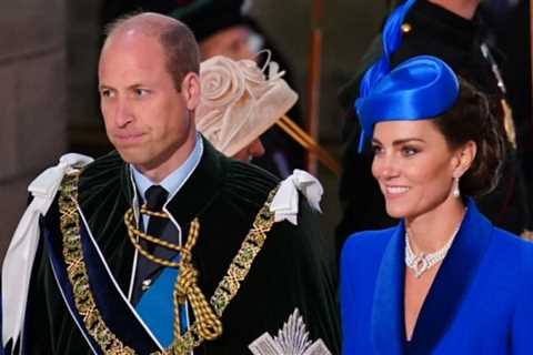 Kate Middleton stuns in elegant blue ensemble as thousands line streets for King Charles’ ‘Scottish ..