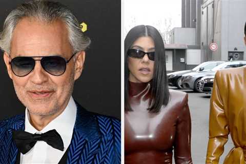 Andrea Bocelli Responded After Kim And Kourtney Kardashian Started Feuding Over Their Italian..