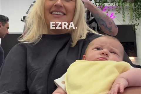 Gogglebox star Ellie Warner reveals incredible hair transformation as she takes her baby to the..