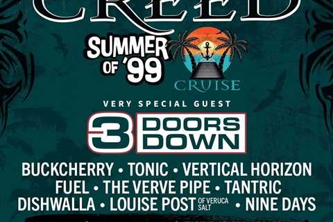 Creed’s First Show In 12 Years Is A “Summer Of ’99” Cruise With Buckcherry And Three Doors Down