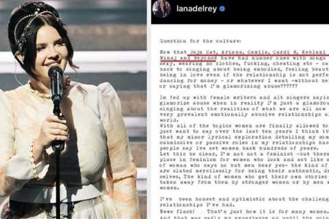 Fans Think Lana Del Rey’s 2020 Instagram Post — Which Name Dropped Multiple Celebrities — Is A..