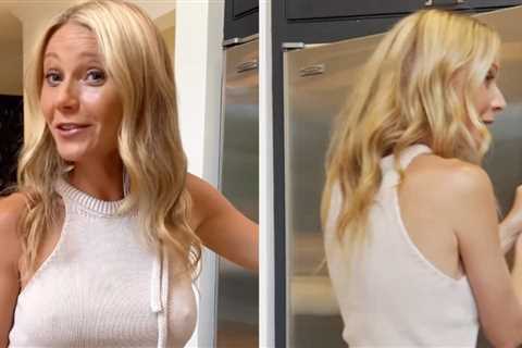 Gwyneth Paltrow Gave A Tour Of Her Refrigerator, And There's A Whole Lotta Milks