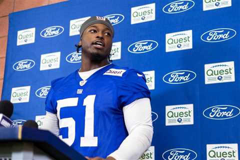 Giants’ Azeez Ojulari makes major lifestyle, fitness changes after battling injuries
