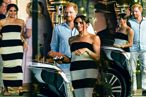Meghan Markle beams at birthday dinner with Prince Harry after Royals publicly ignore her big day