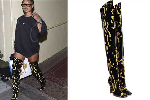 Karrueche Stepped Out to Dinner in West Hollywood in a $302 Ader Error Sweatshirt with $3,688..