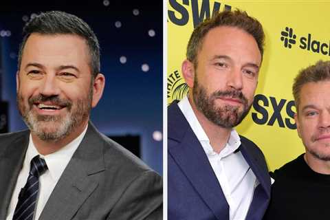 Jimmy Kimmel Revealed That Ben Affleck And Matt Damon Offered To Pay His Entire Staff “Out Of Their ..