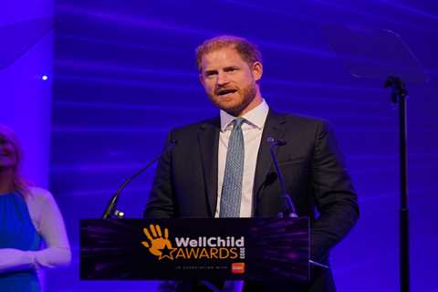 Prince Harry Emotionally Honors Queen at WellChild Awards