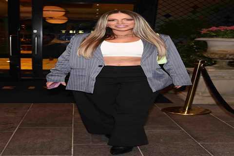 Holly Hagan Shows Off Incredible Abs on First Night Out Since Having Her First Child