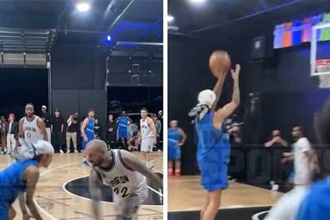 Justin Bieber Dazzles In L.A. Hoops Game, Crosses Up Defenders & Drains Shots