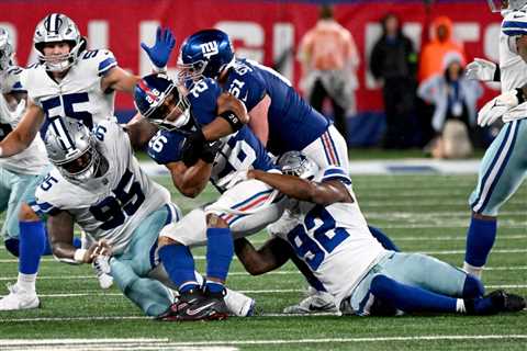 Giants hope to avoid second embarrassing loss to Cowboys this season