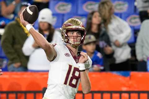 Florida State in perilous spot with backup QB now a game-time decision
