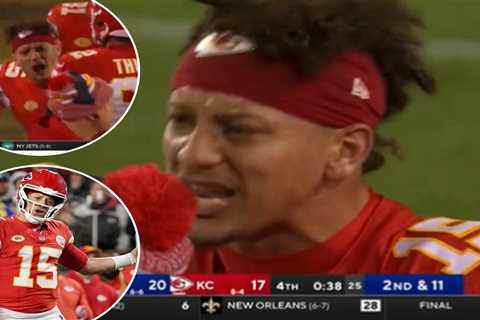 Patrick Mahomes goes ballistic at refs on Chiefs sideline over costly Kadarius Toney call