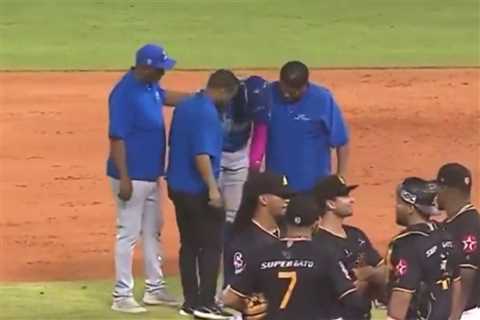 Ronny Mauricio limps off field during Winter League game in Mets injury scare