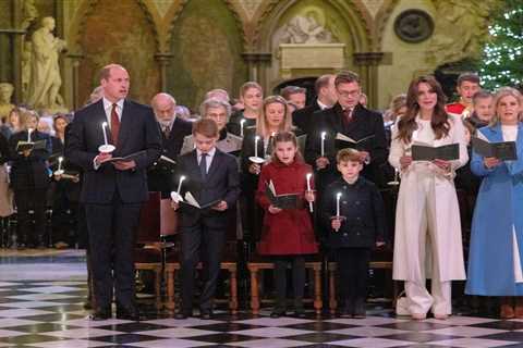 Prince Louis Joins Mum Kate's Together at Christmas Service