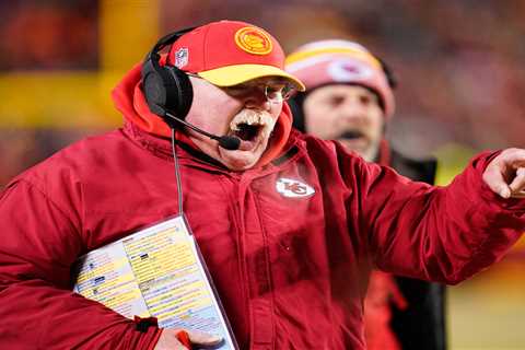 Chiefs coach Andy Reid’s mustache had icicles during freezing playoff win