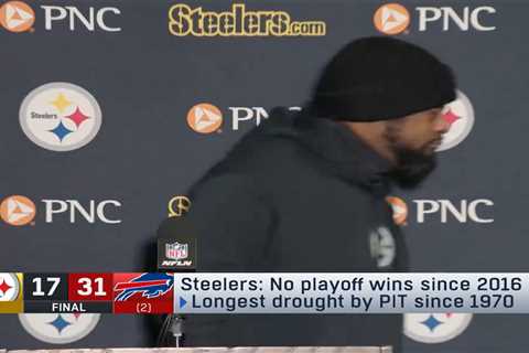 Mike Tomlin walks out after question about his Steelers future