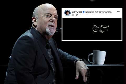 Is Billy Joel Teasing New Music?