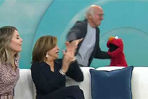 Larry David 'Beats Up' Elmo on 'Today' Show, Apologizes Right After