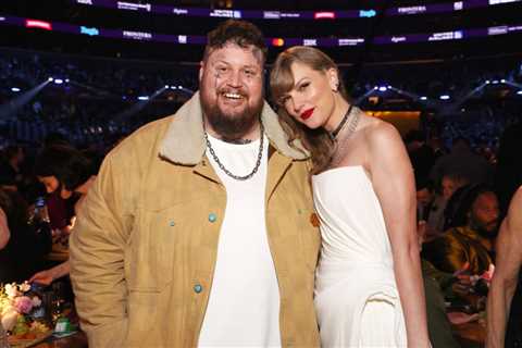 Jelly Roll Meets ‘His Crush’ Taylor Swift at 2024 Grammys: See the Cute Moment