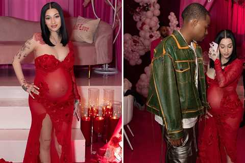 Bhad Bhabie Throws Valentine's Day-Themed Baby Shower For Daughter Kali Love