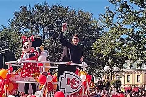 Patrick Mahomes Gets Disney Parade Treatment After Super Bowl Win