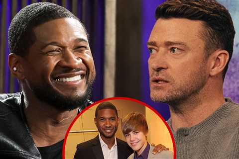 Usher Says He Won 'Bidding War' with Justin Timberlake for Justin Bieber
