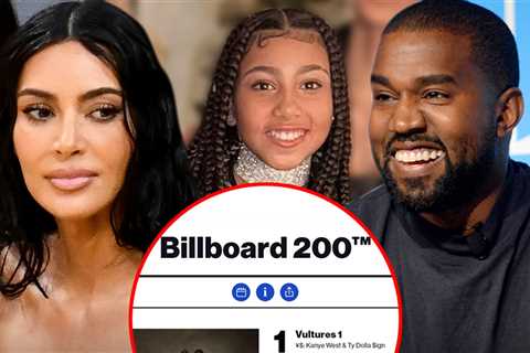 North West Makes Billboard History On Kanye West's 'Vultures,' Kim K Celebrates