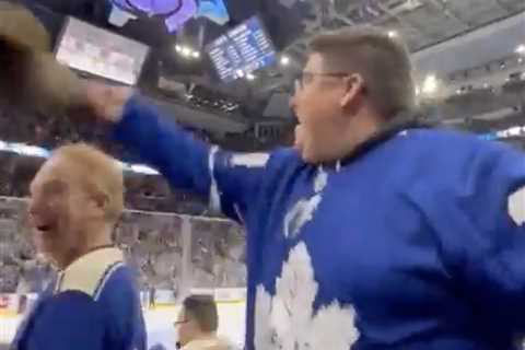 Maple Leafs fan ripped for throwing elderly season ticket holder’s fedora on ice during hat trick:..