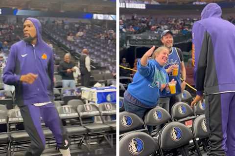 Kevin Durant Confronts Fan Who Called Him a 'Bitch'