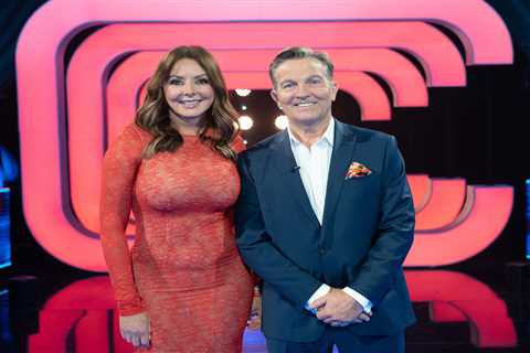 Carol Vorderman stuns in red lace dress on Beat the Chasers - but faces tough competition in..