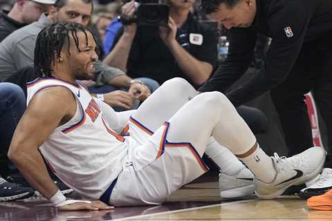 Knicks breathe sigh of relief after scary Jalen Brunson injury moment