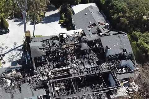 Cara Delevingne's House in Ruins After Fire, Aerial Shots Show Damage