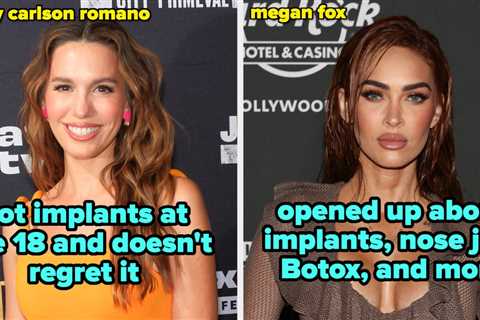 21 Famous People Who Opened Up About Why They Got Plastic Surgery And Injectables, And If They..