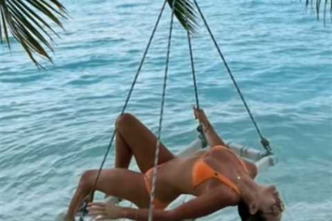 BGT's Amanda Holden Shows Off £120 Bikini on Maldives Holiday