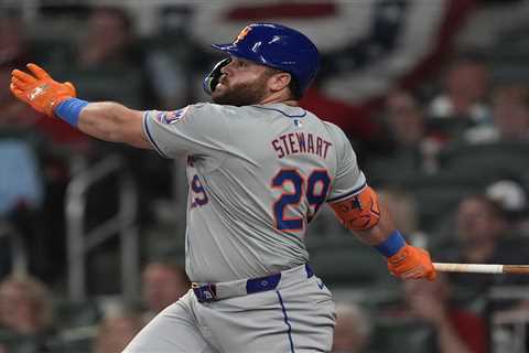 DJ Stewart snaps hitless streak with game-winning homer as Mets defeat Braves
