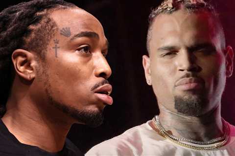 Quavo Fires Back at Chris Brown, 'Don't Beat Her, Must Be the Drugs'