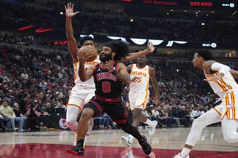 Coby White scores 42 as Bulls eliminate Hawks in NBA play-in tournament