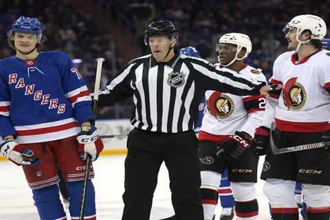 Six first-period penalties disrupt rhythm of Rangers-Capitals Game 1