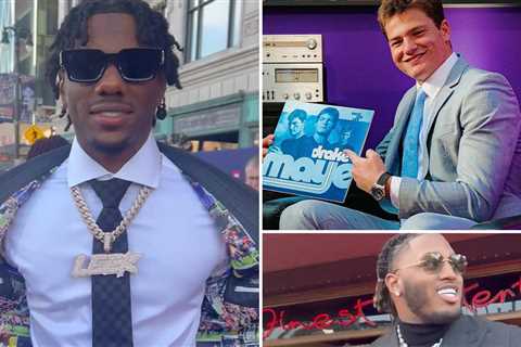 2024 NFL Prospects Show Off Draft Day Swag