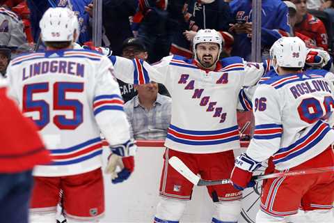 Rangers clip Capitals to grab commanding 3-0 first-round series lead
