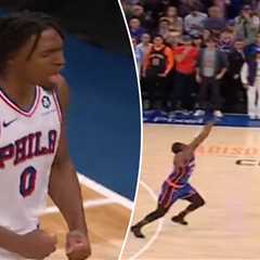 Tyrese Maxey shocks Knicks with insane 3-pointer to force Game 5 overtime after wild 76ers run