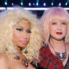 Nicki Minaj & Cyndi Lauper Perform ‘Pink Friday Girls’ & Share Heartfelt Moment at NYC..