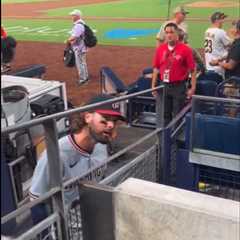 Nationals’ Jesse Winker climbs into stands to argue with fan as tensions rise over Jurickson Profar