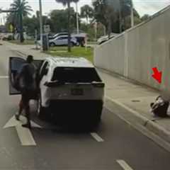 Accused Florida Carjacker Caught On Video Stealing Vehicle -- And Baby!