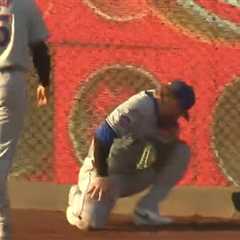Mets’ Brandon Nimmo replaces Harrison Bader after outfielder’s nasty crash into wall