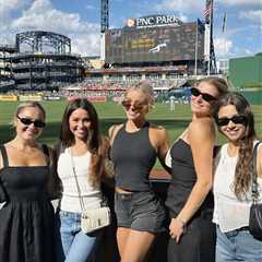 Livvy Dunne leaves Hamptons, supports Paul Skenes and Pirates vs. Mets with ‘the girlies’