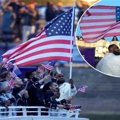 LeBron James majestically carries American flag at 2024 Olympics opening ceremony