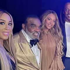 Beyonce Attends Dr. Gloria Carter’s Birthday Wearing Chloe Fall 2024 Ruffled Mini Dress