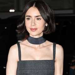 How Lily Collins Is Making a Romper Work in Fall